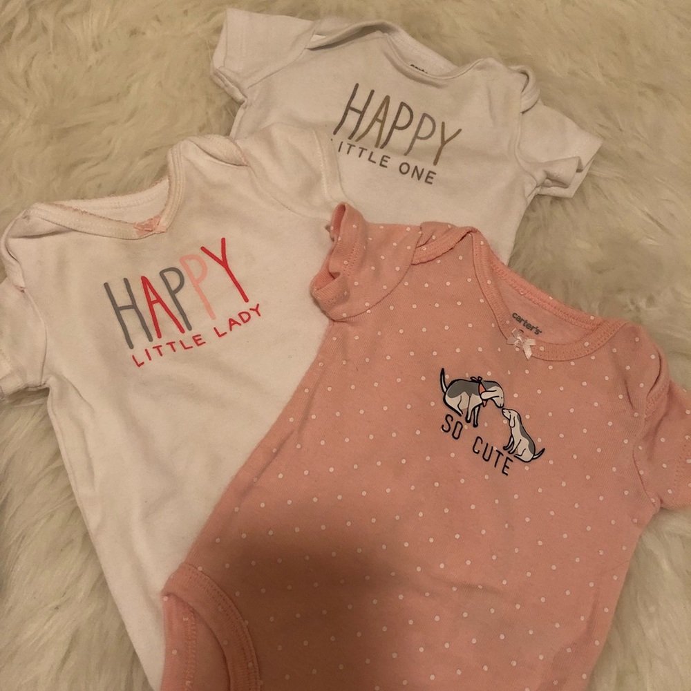 Set of three Onesies by Carters